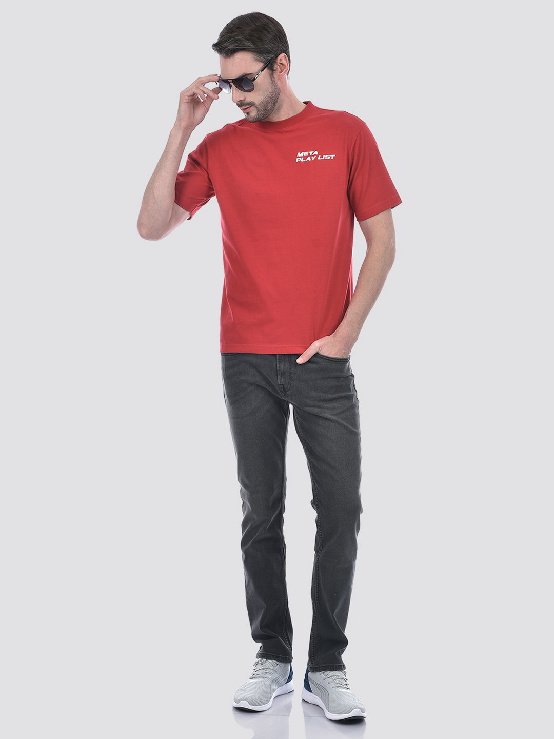 Numero Uno Men Graphic Print Red T-Shirt